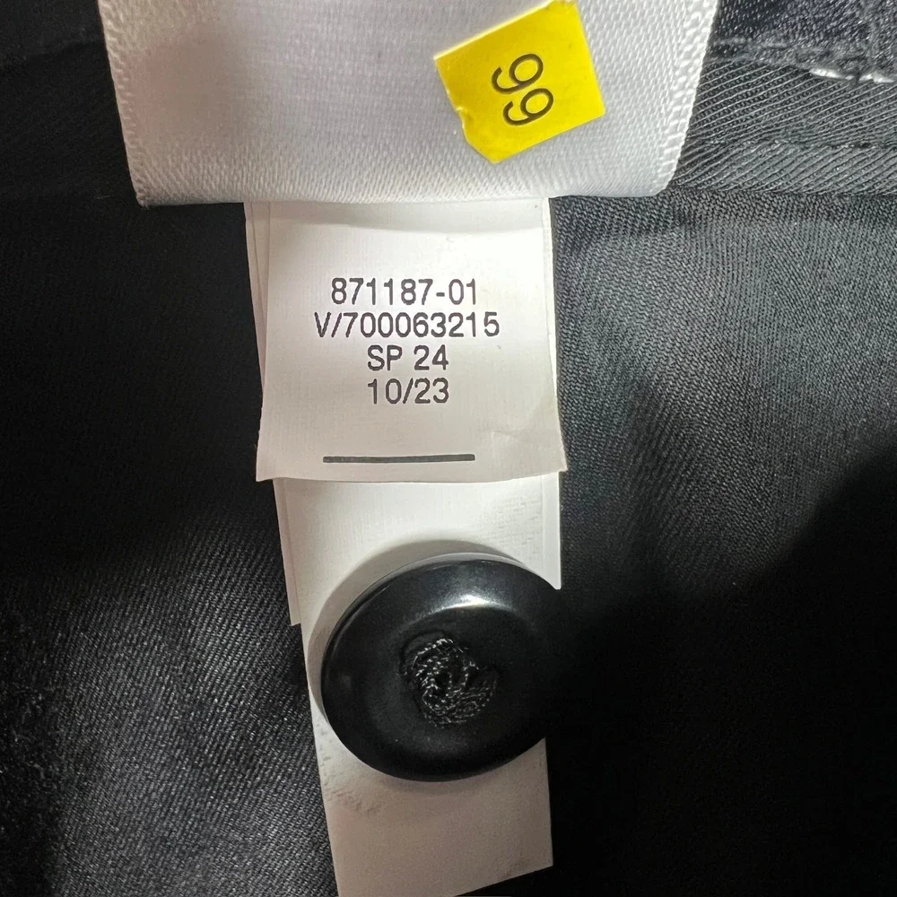 Banana Republic Men 32x30 Mateo Black Cargo Pants Straight Leg Cotton Nylon Rare
